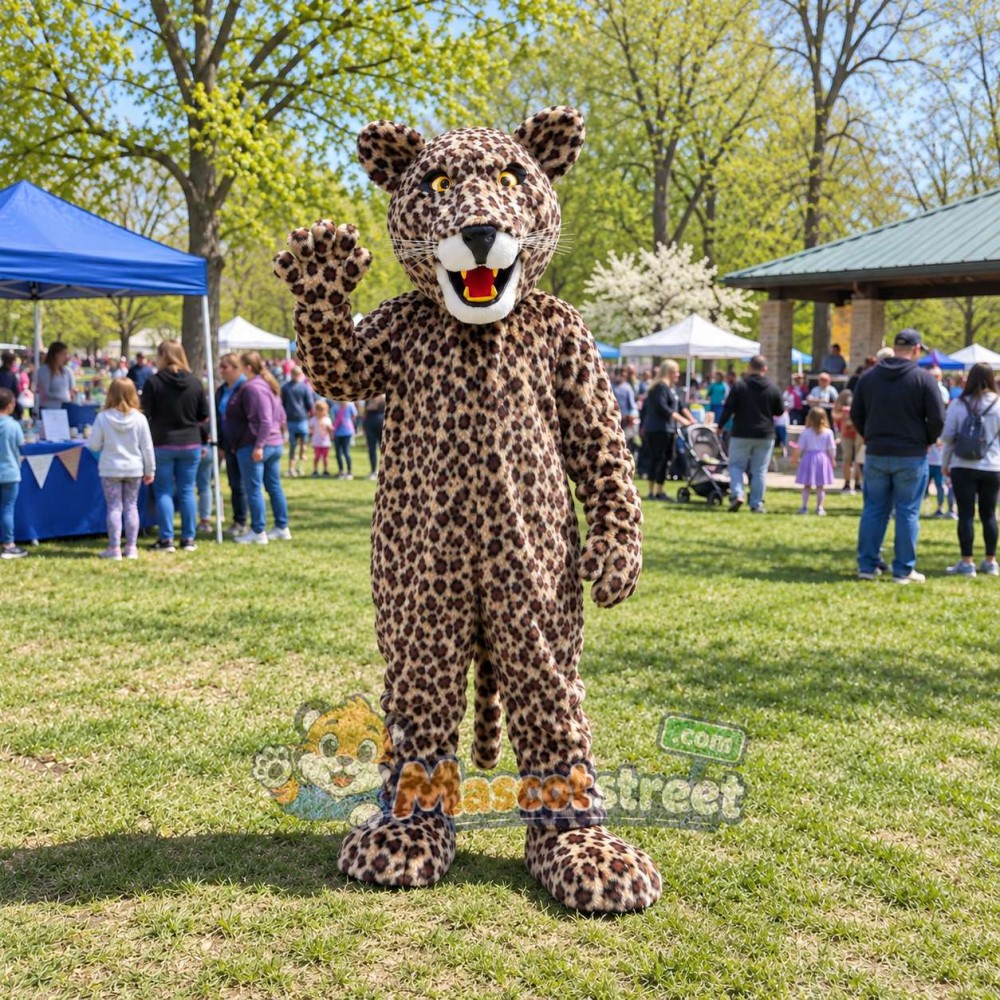 Spotted Jaguar Mascot Costume