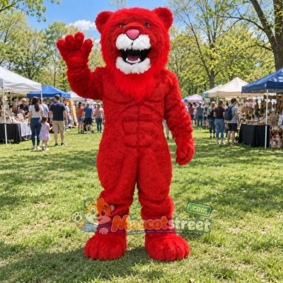 Red Lion Mascot Costume Red Lion Mascot Costume