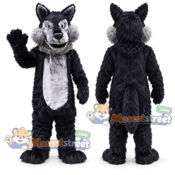 Gray Wolf Mascot Costume