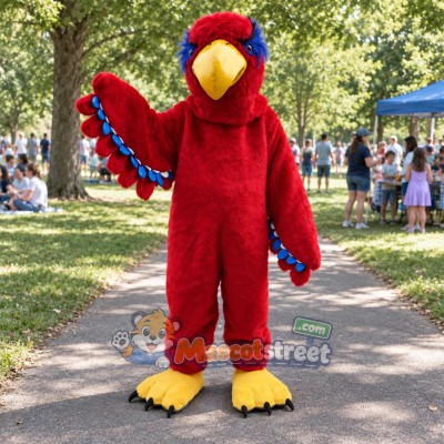 Red Eagle Mascot Costume Red Eagle Mascot Costume