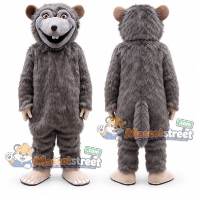 Gray Rat Mascot Costume Gray Rat Mascot Costume