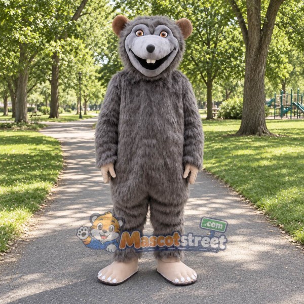 Gray Rat Mascot Costume