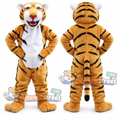 Orange Tiger Mascot Costume Orange Tiger Mascot Costume