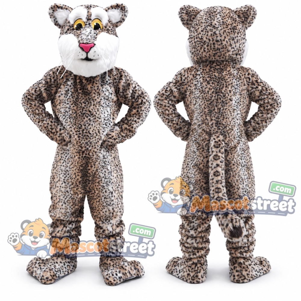 Spotted Leopard Mascot Costume