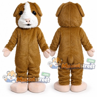 Brown Hamster Mascot Costume Brown Hamster Mascot Costume
