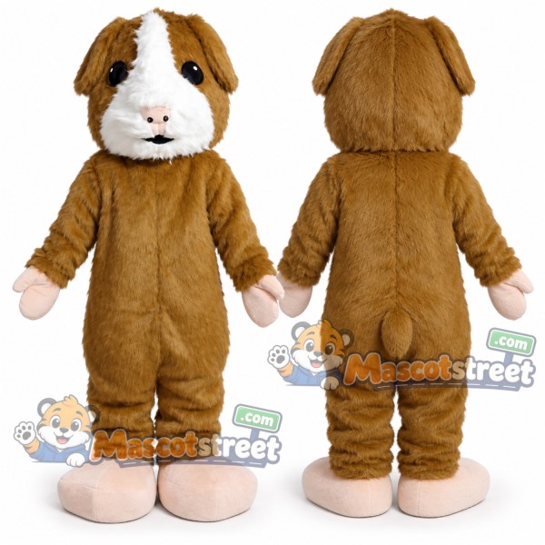 Brown Hamster Mascot Costume
