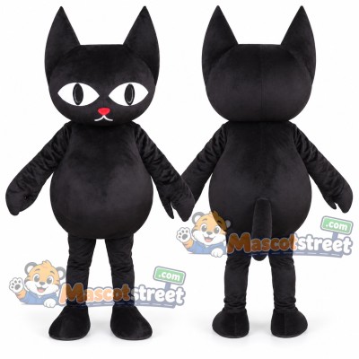 Black Cat Mascot Costume Black Cat Mascot Costume