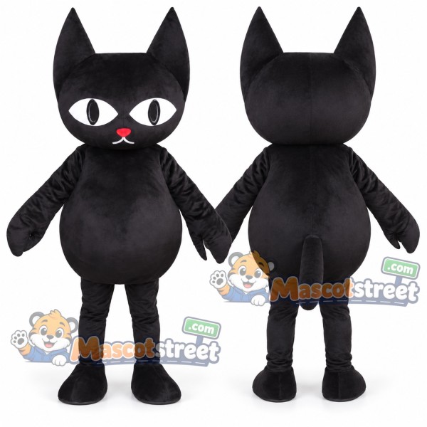 Black Cat Mascot Costume