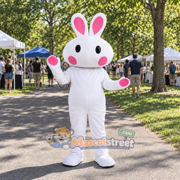 White Rabbit Mascot Costume