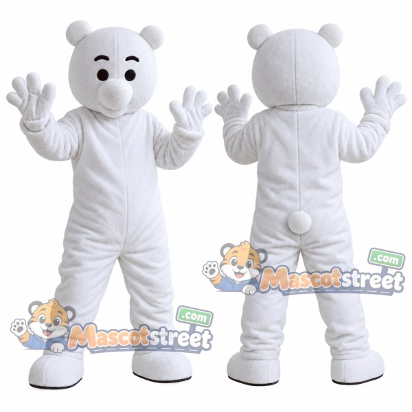 White Bear Mascot Costume