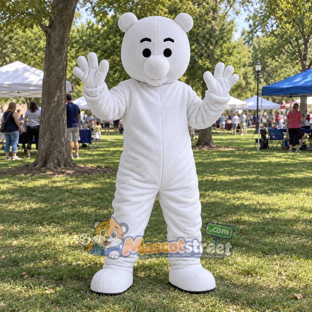 White Bear Mascot Costume
