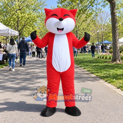 Red Fox Mascot Costume Red Fox Mascot Costume