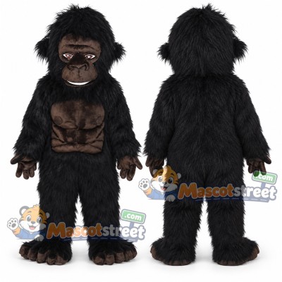 Black Gorilla Mascot Costume Black Gorilla Mascot Costume