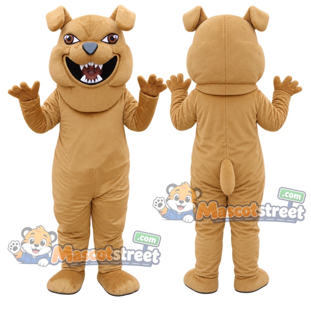 Tan Dog Mascot Costume