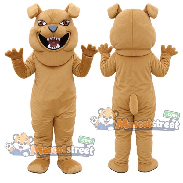 Tan Dog Mascot Costume