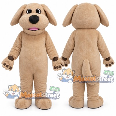 Tan Dog Mascot Costume