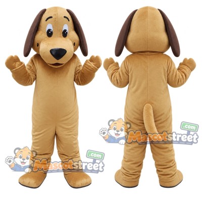 Tan Dog Mascot Costume