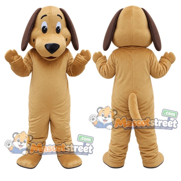 Tan Dog Mascot Costume