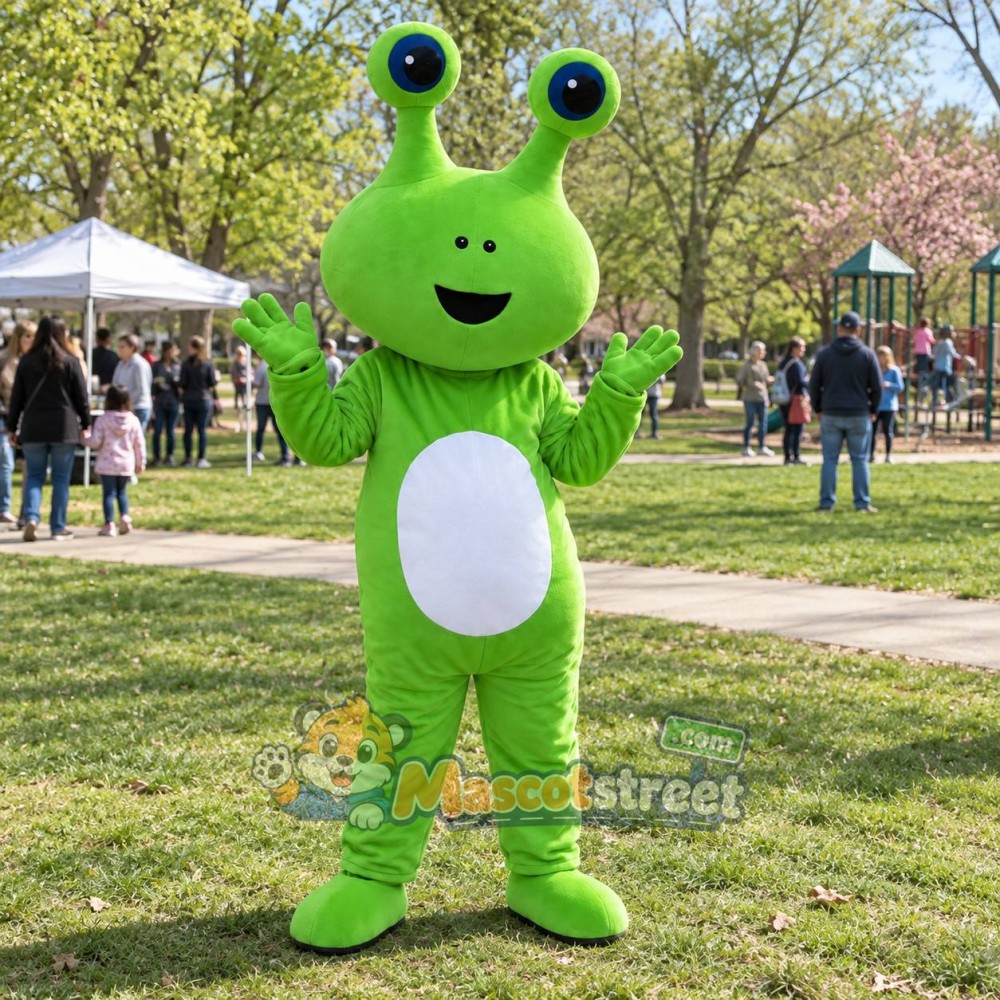 Green Snail Mascot Costume