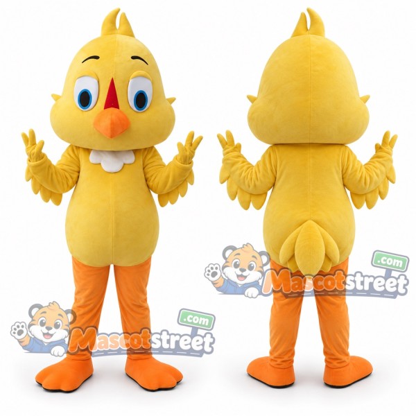 Yellow Chick Mascot Costume