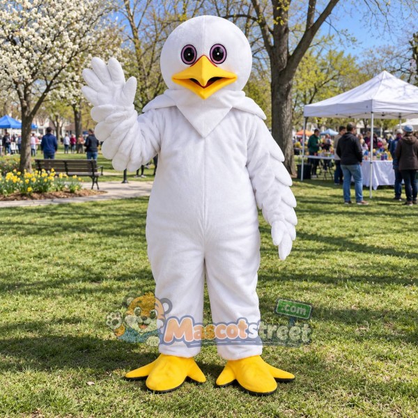 White Dove Mascot Costume