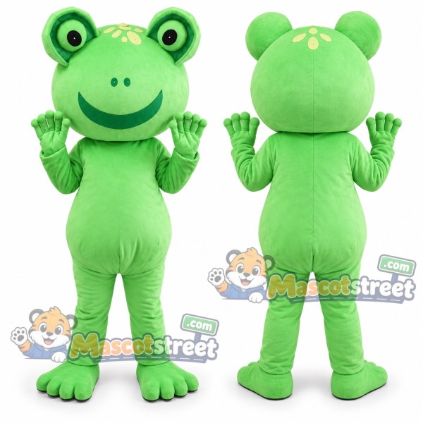 Green Frog Mascot Costume