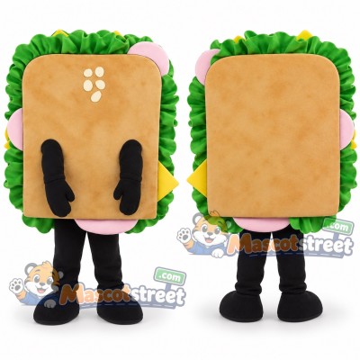Sandwich Mascot Costume Sandwich Mascot Costume