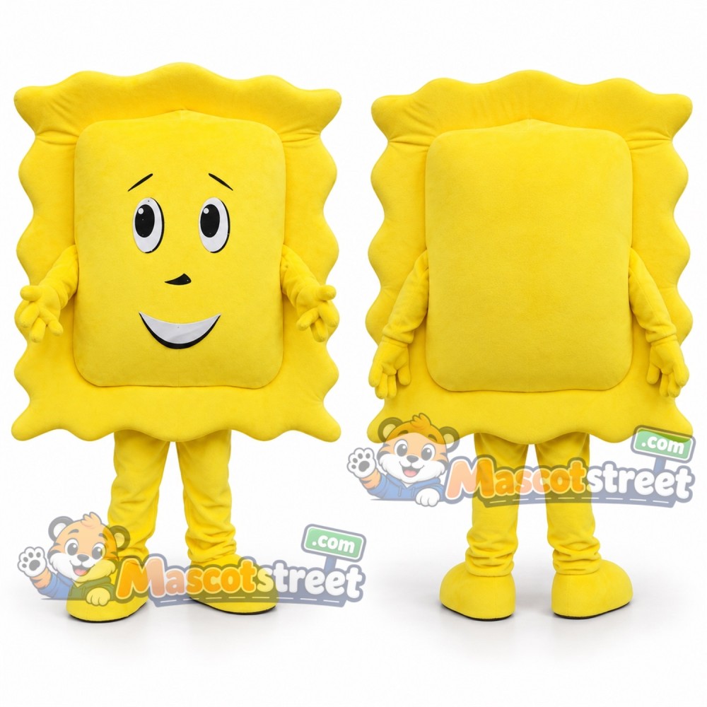 Yellow Ravioli Mascot Costume