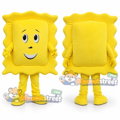 Yellow Ravioli Mascot Costume