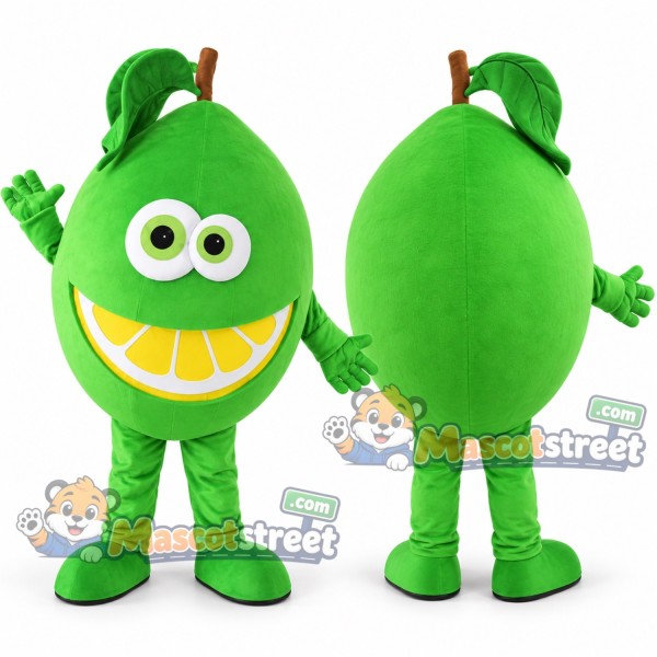 Green Lime Mascot Costume