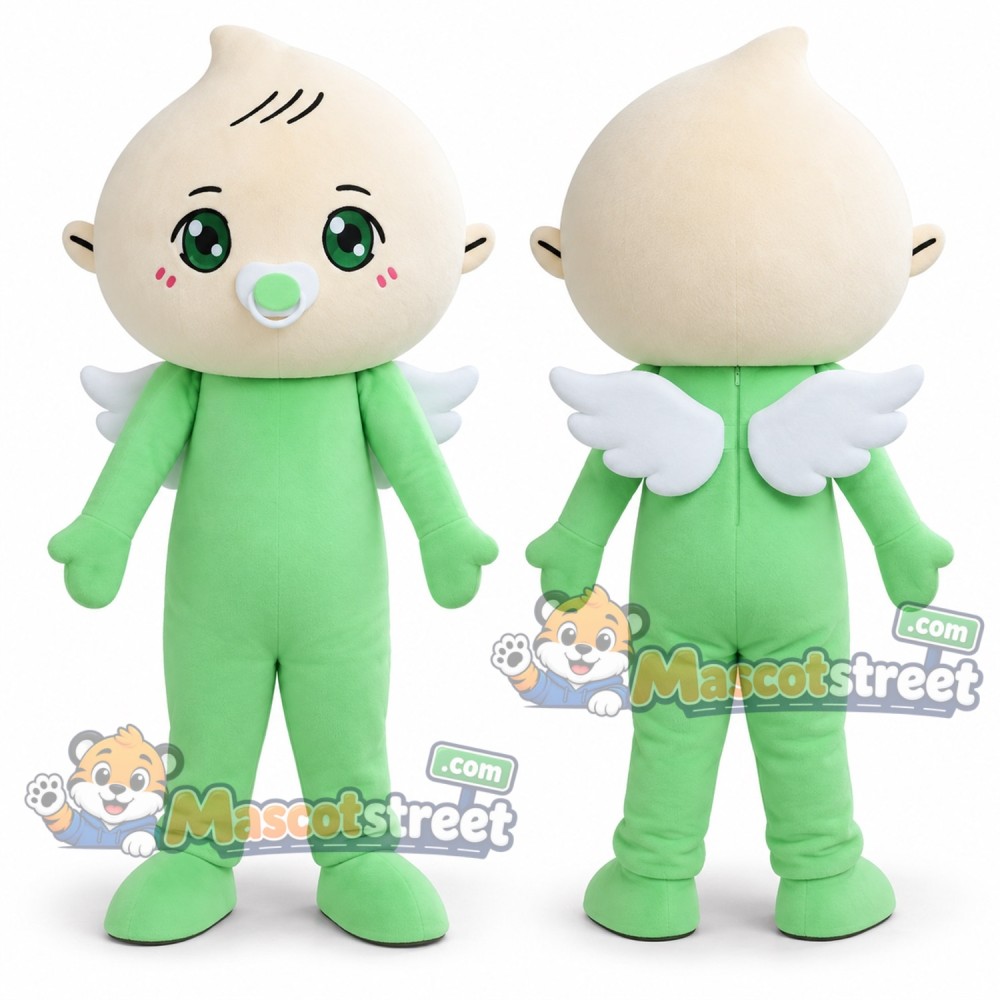 Green Sprout Baby Mascot Costume
