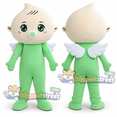 Green Sprout Baby Mascot Costume