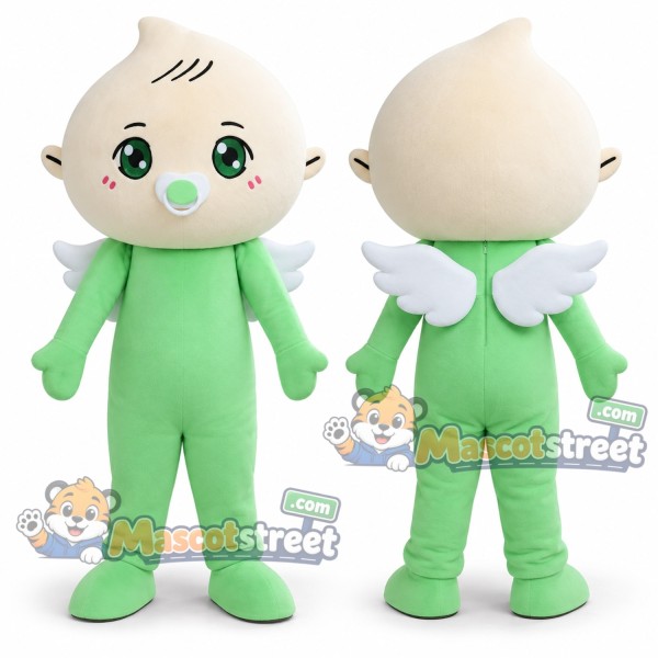 Green Sprout Baby Mascot Costume