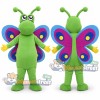 Green Butterfly Mascot Costume