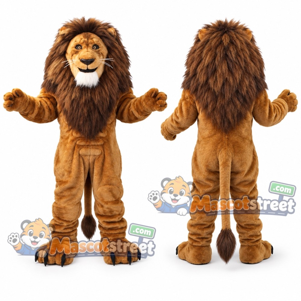 Brown Lion Mascot Costume Brown Lion Mascot Costume
