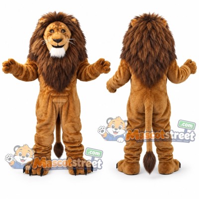 Brown Lion Mascot Costume Brown Lion Mascot Costume