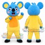 Blue and Yellow Koala Mascot Costume