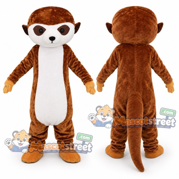 Brown Otter Mascot Costume