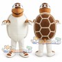 Brown and Cream Turtle Mascot Costume