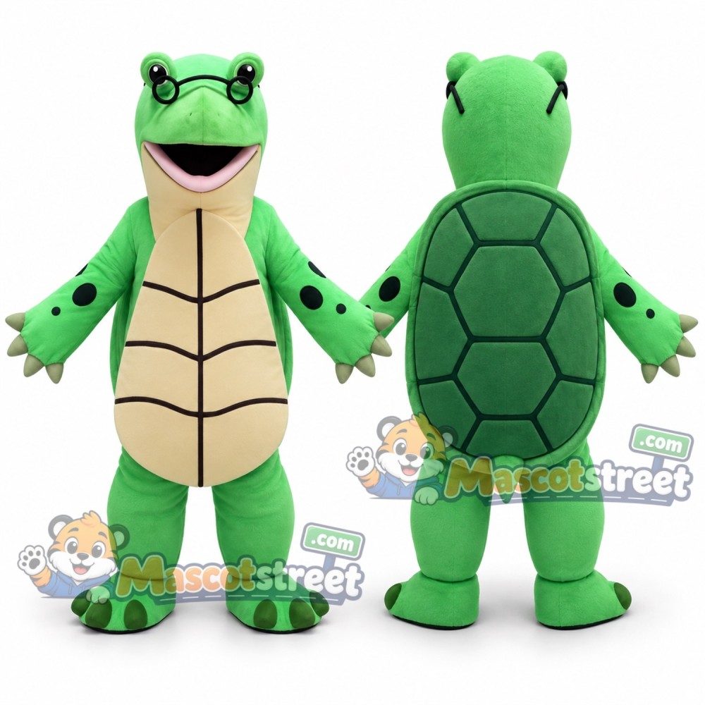 Green Turtle Mascot Costume