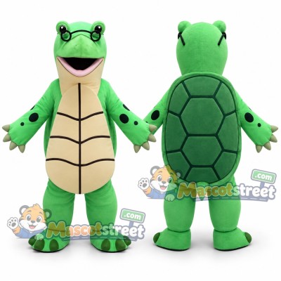 Green Turtle Mascot Costume