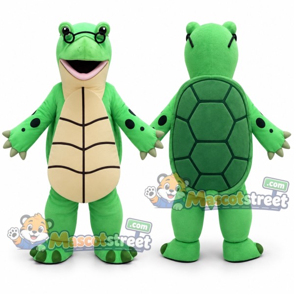 Green Turtle Mascot Costume