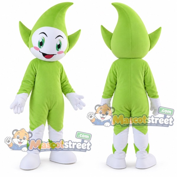 Green Leaf Character Mascot Costume