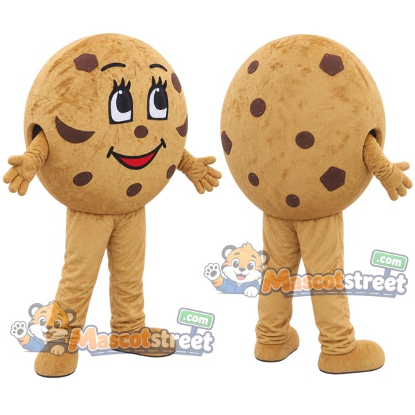 Chocolate Chip Cookie Mascot Costume