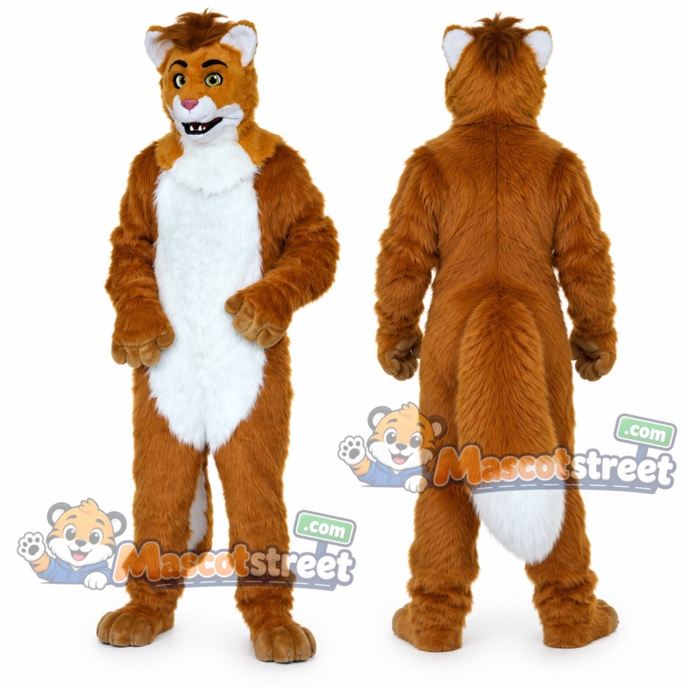 Orange Fox Mascot Costume Orange Fox Mascot Costume