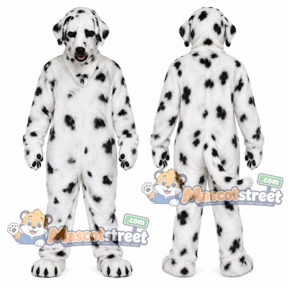 Dalmatian Dog Mascot Costume Dalmatian Dog Mascot Costume