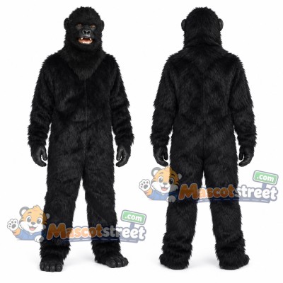 Black Gorilla Mascot Costume Black Gorilla Mascot Costume