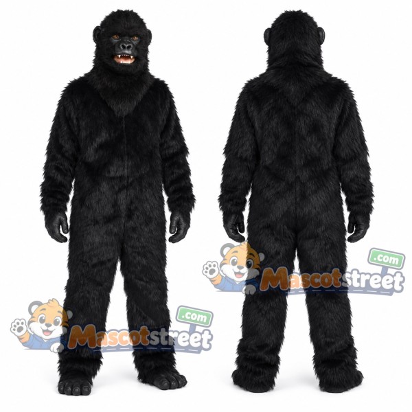 Black Gorilla Mascot Costume