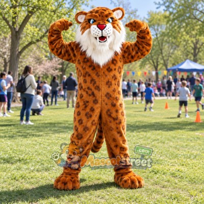 Spotted Jaguar Mascot Costume