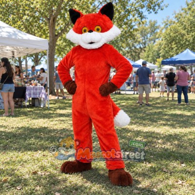 Red Fox Mascot Costume Red Fox Mascot Costume